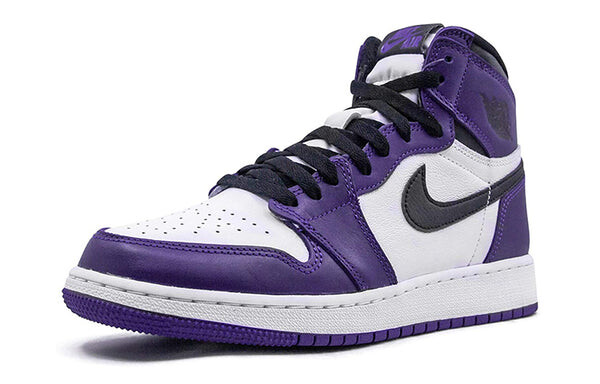Кроссовки 1 ретро высокие og Air Jordan, фиолетовый — фото 3