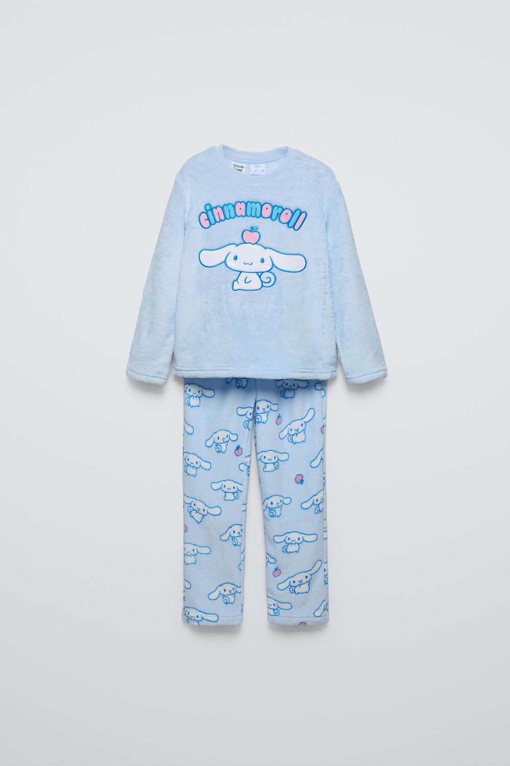 

флисовая пижама cinnamorol sanrio ZARA, светло-голубой