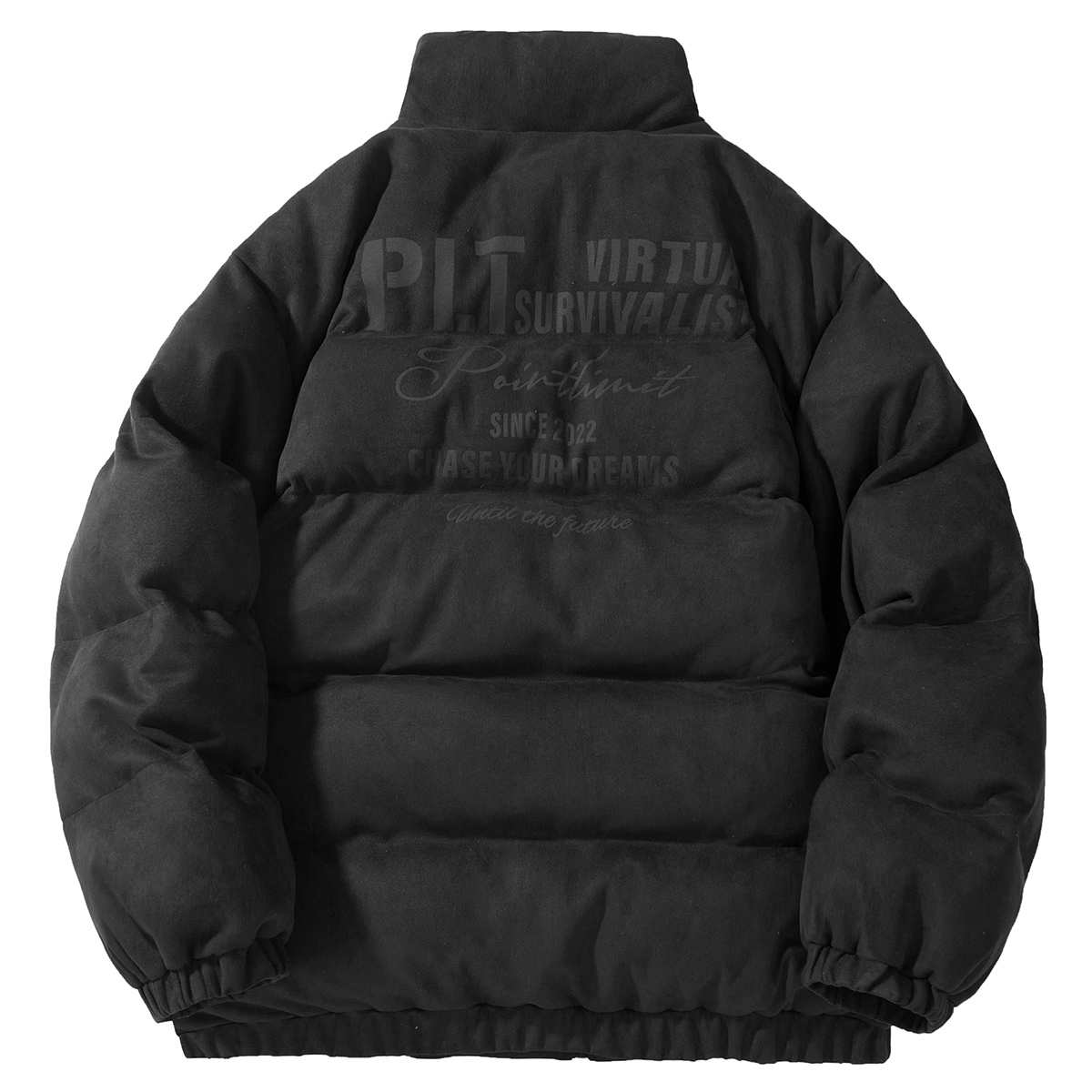 

POINTLIMIT Пуховик Unisex, Black (Satin Letter)