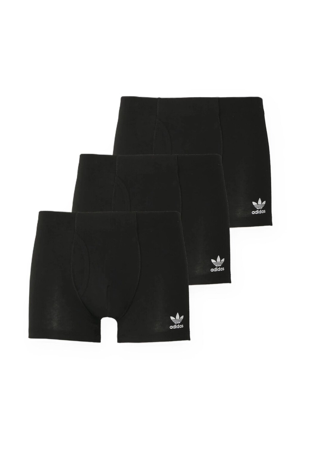 

Короткие хлопковые брюки Comfort Flex, 3 шт, эластичный пояс, мужские Adidas Originals, цвет 000 Black