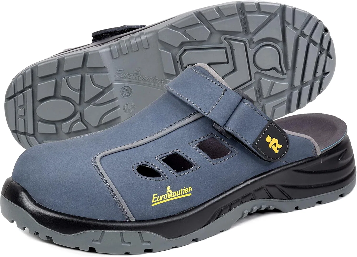 Защитные сабо EuroRoutier Fresh Avio EN ISO 20345:2011 SB AE-FO-SRC, Blue — фото 2
