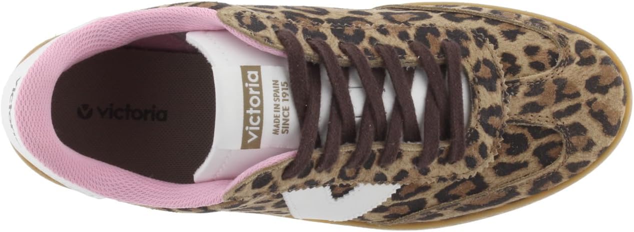 Кроссовки Victoria Unisex-Adult Berlin Leopard Suede, Leopardo — фото 4