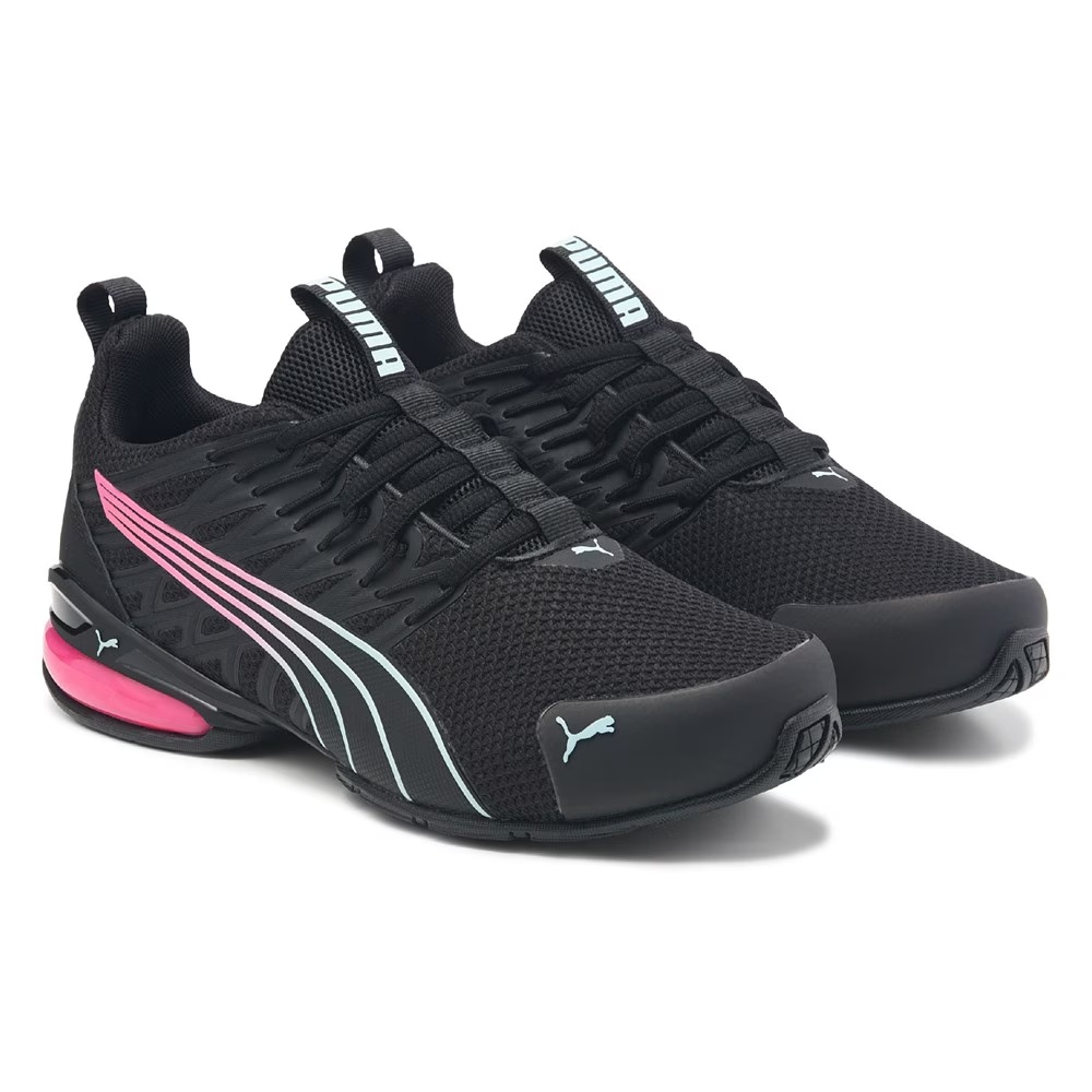 

Детские кроссовки voltaic big kid от Puma, black/pink