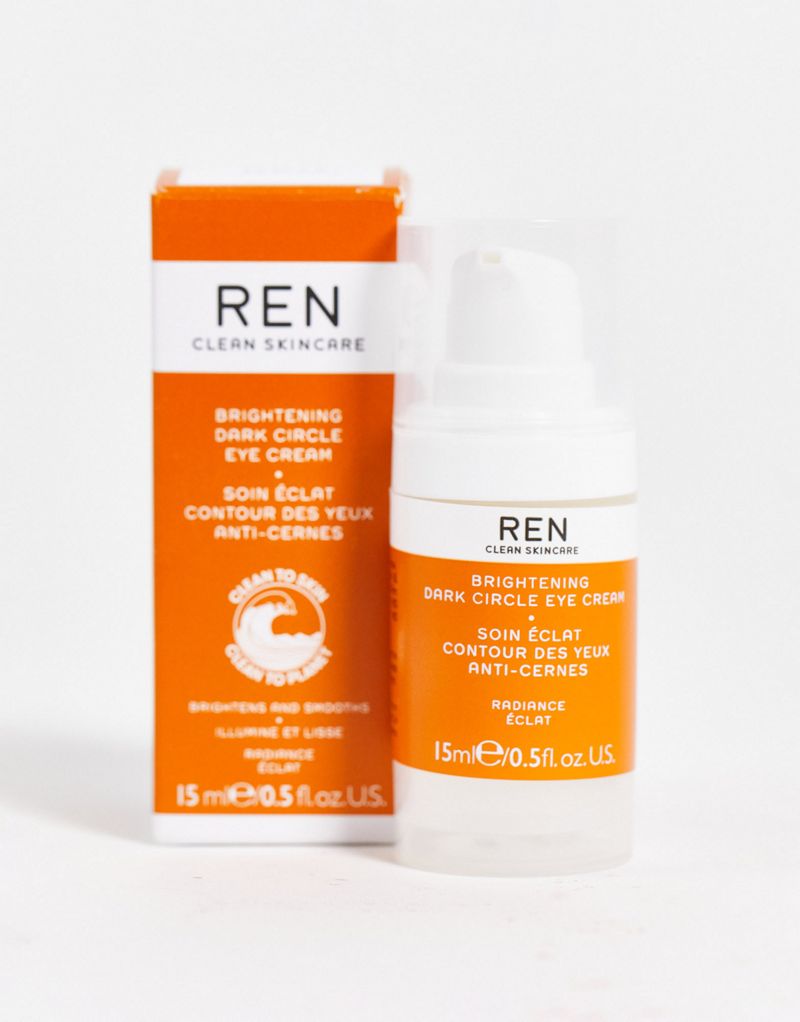 

REN Clean Skincare Крем для глаз Radiance, осветляющий темные круги под глазами, 0,5 жидк. унции