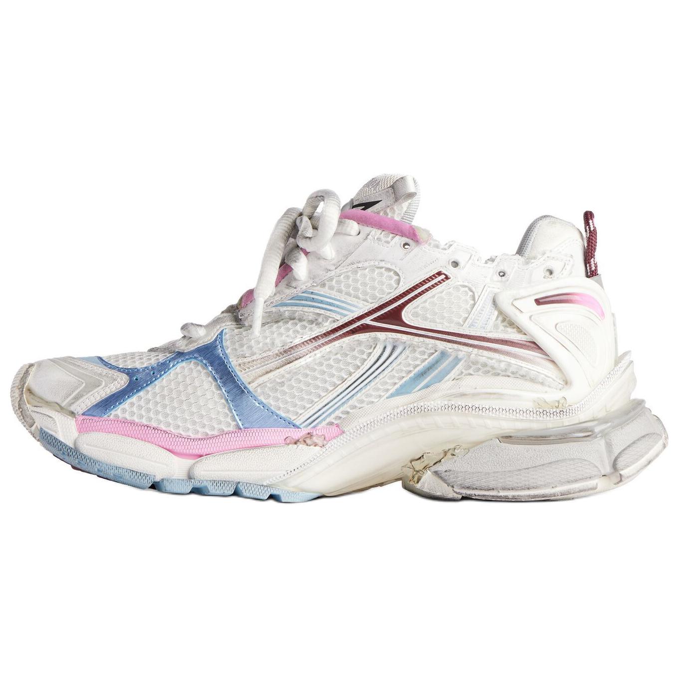 Кроссовки для бега на шнуровке женские Balenciaga, White