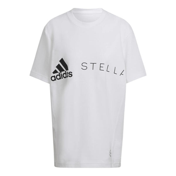

Футболка от Stella McCartney логотип футболка Adidas, белый
