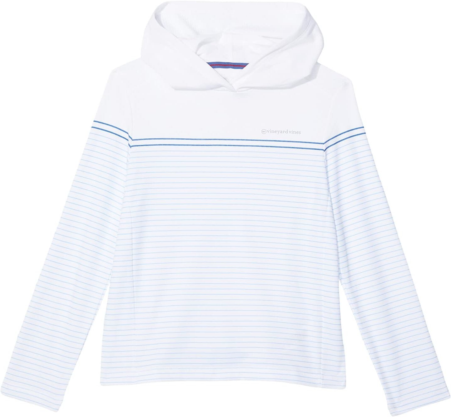 

Худи Vineyard Vines Sankaty Hoodie, цвет Stripe Ocean Breeze