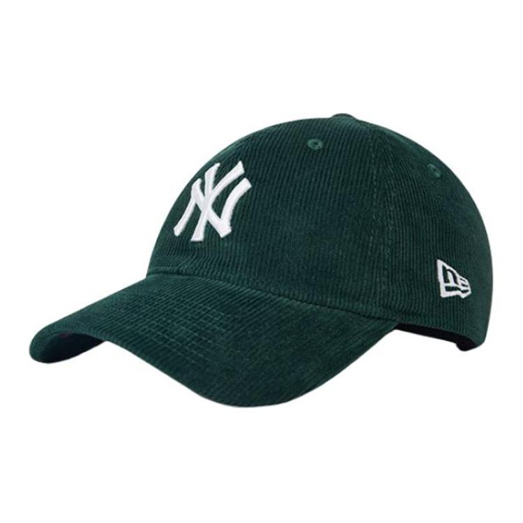 

New Era Зеленая унисекс бейсболка из вельветовой ткани, Green