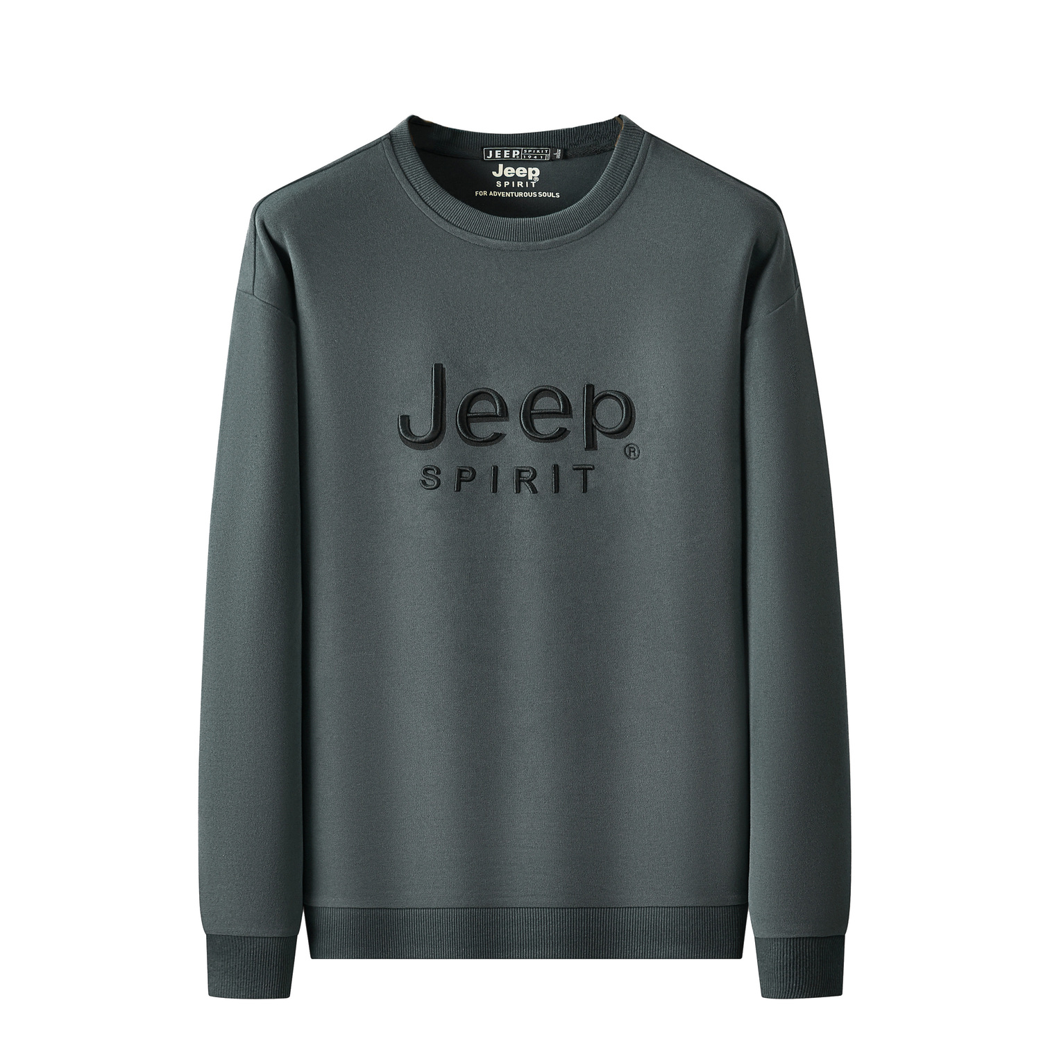 

Свитшот унисекс темно-серый JEEP SPIRIT