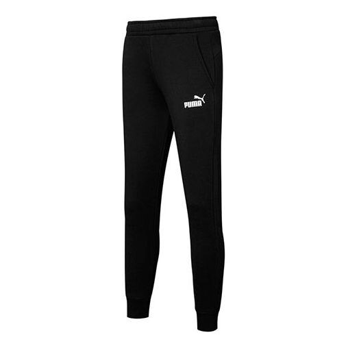 

Брюки ess logo pants fl cl pants 'black' Puma, черный