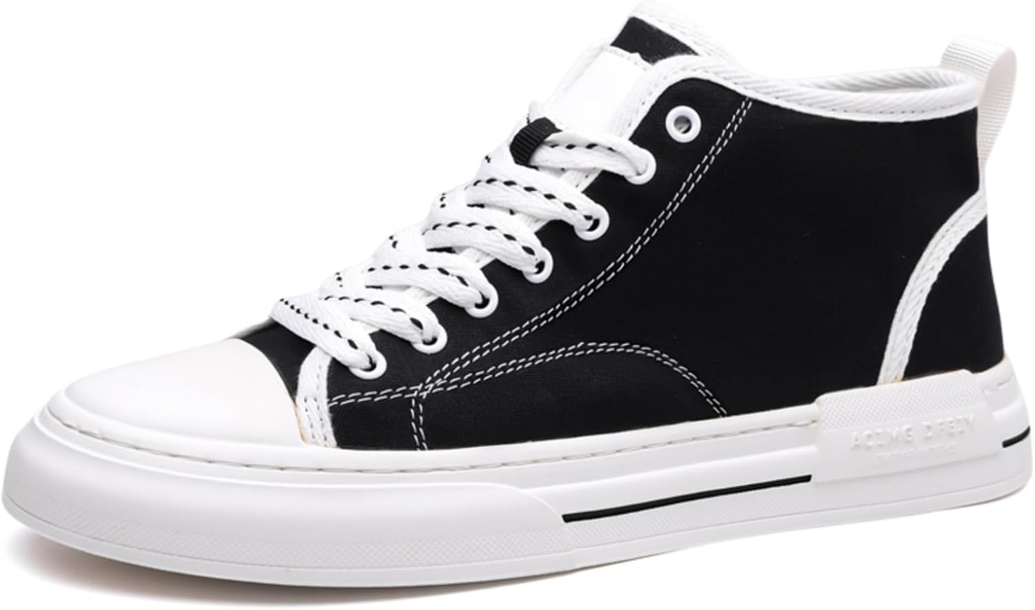 

Мужские высокие кеды из канвы, стильная повседневная обувь- идеально подходят для прогулок по городу, встреч с друзьями и ежедневных поездок Kpdwfms, черный