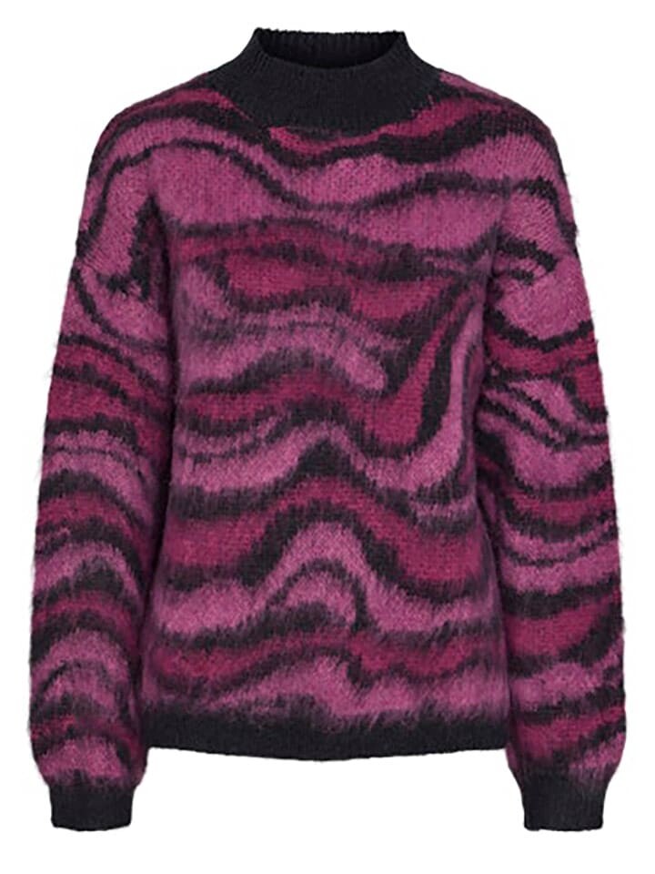 

Пуловер Pieces Pullover, цвет Pink/Schwarz