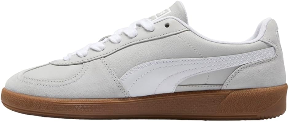 Мужские кроссовки Puma Palermo, белый/серый/золотой/светло-серый — фото 3