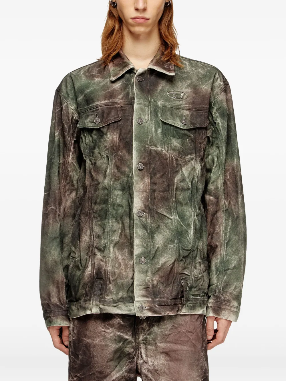 Куртка J-THUG-JKT из коллаборации с Thug Club Diesel, коричневый — фото 4