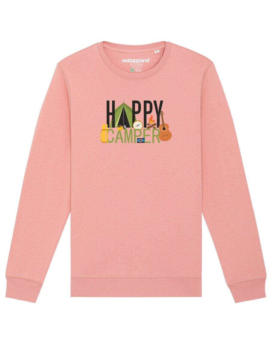 

Свитер Watapparel Sweatshirt Happy Camper, розовый