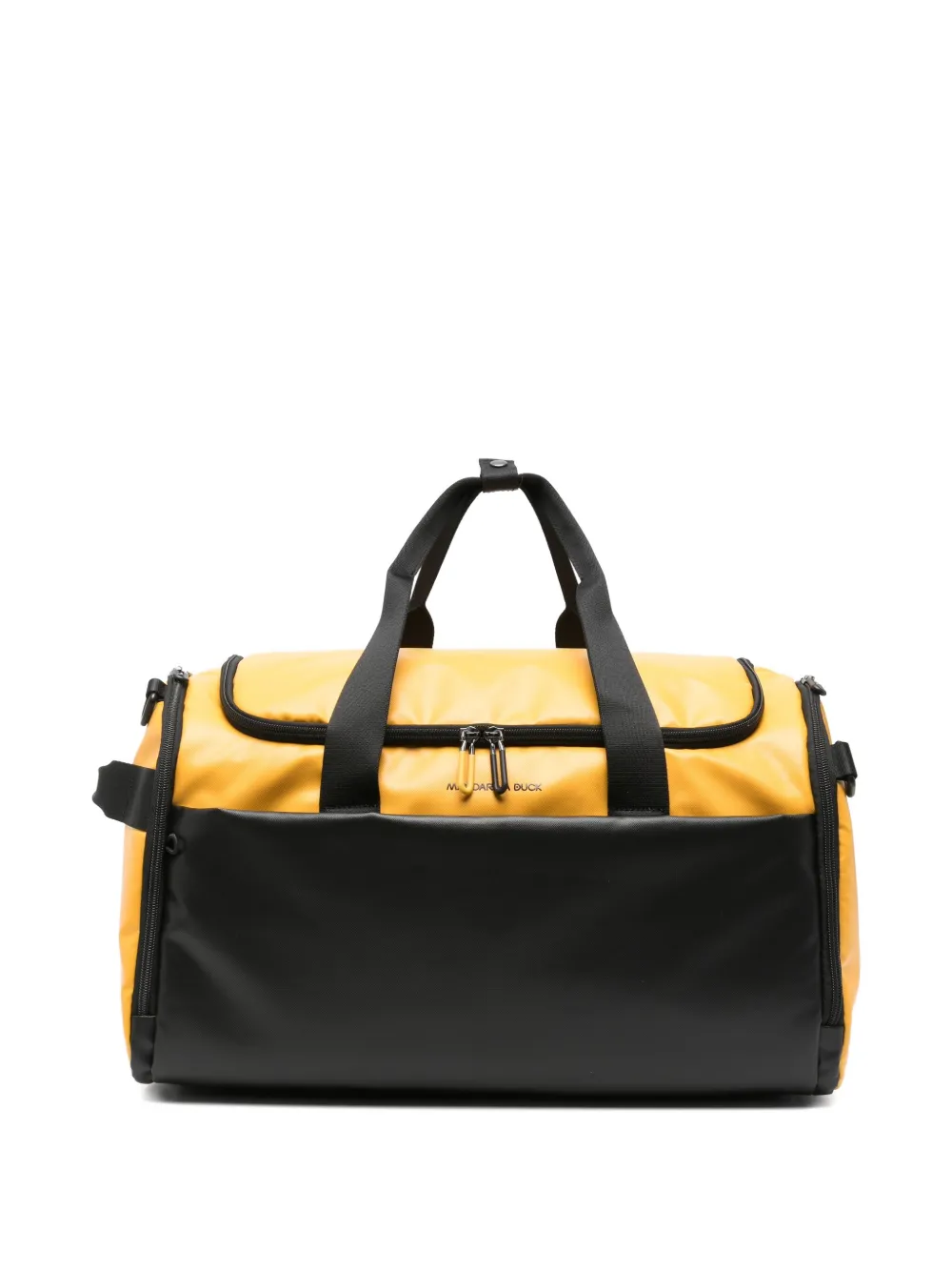 

Сумка-дафл на молнии с цветными вставками Mandarina Duck, желтый
