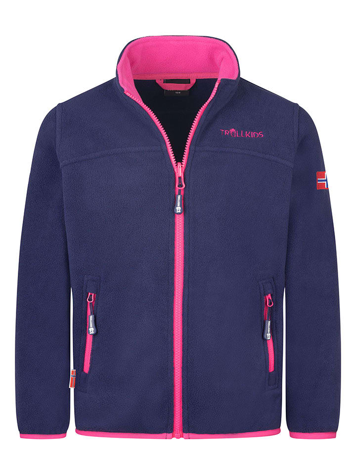 

Флисовая куртка "Oppdal XT" фиолетового цвета. Trollkids