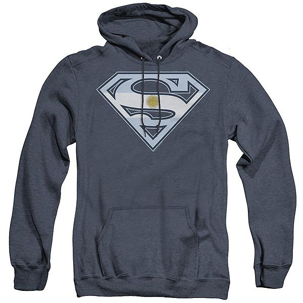 

Толстовка с капюшоном Superman argentinian shield adult heather Licensed Character