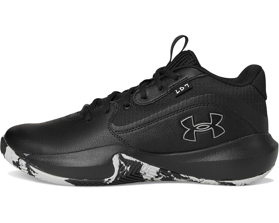 Кроссовки Unisex Under Armour Lockdown 7, цвет Black/Black/Metallic Silver — фото 4