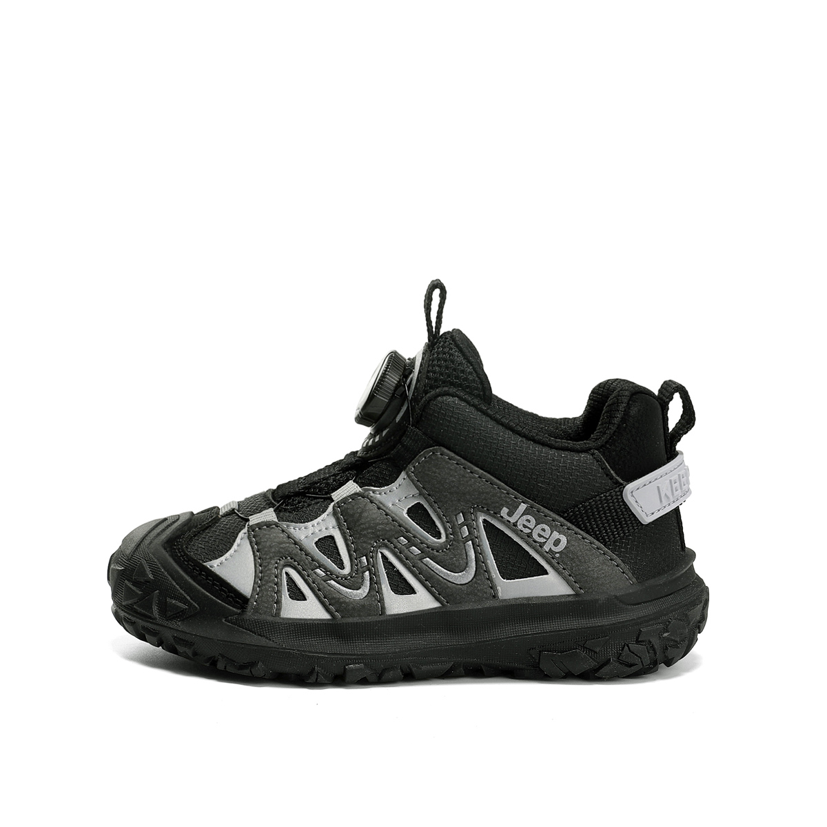 

Низкие детские беговые кроссовки Black Gray Kids' Jeep, Obsidian Black/Mystical Cloud Gray