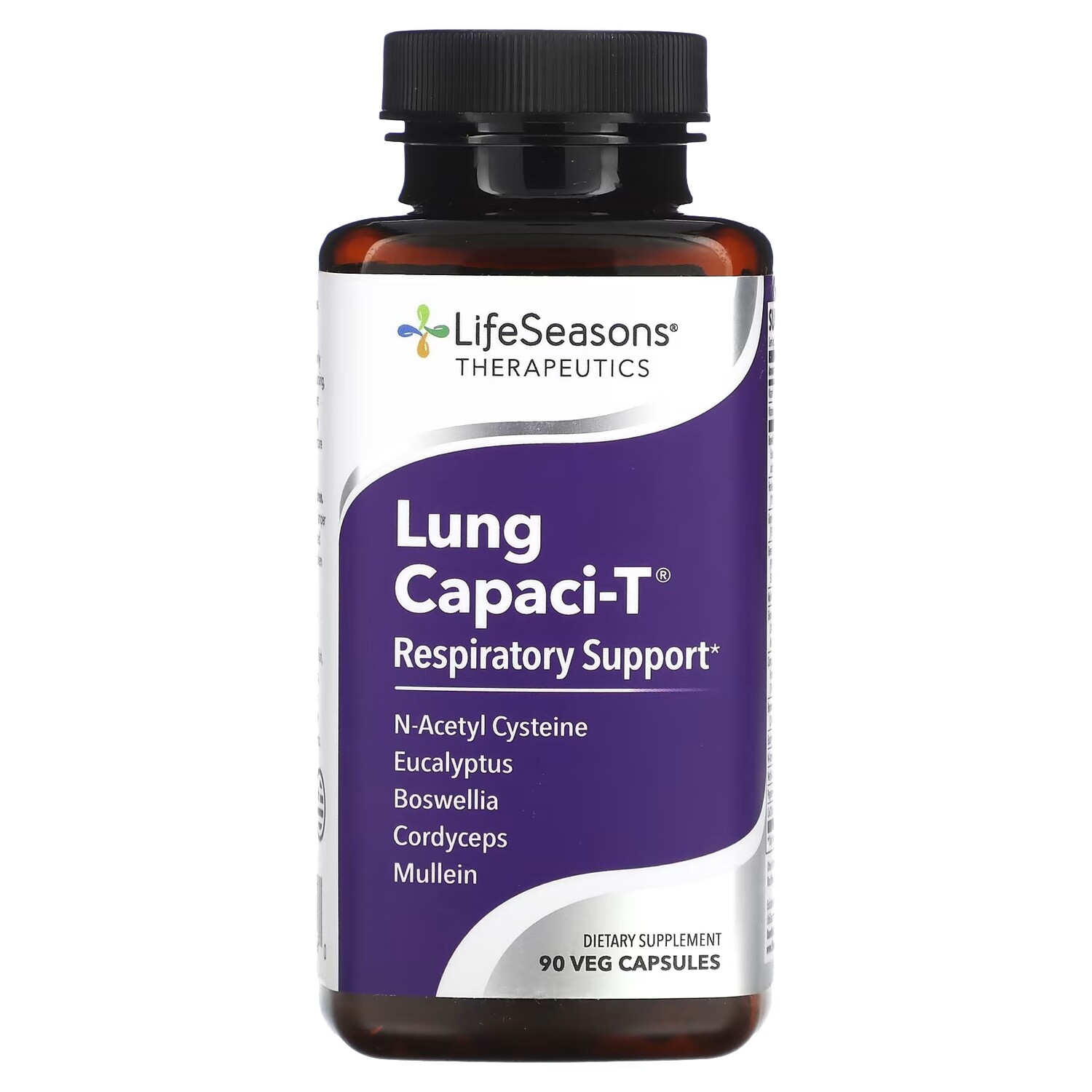 

Добавка LifeSeasons Lung Capaci-T, 90 капсул