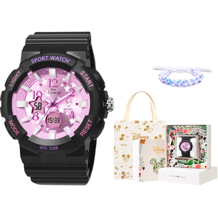 

Disney Часы Electronic Movement Resin Strap Watch Women's Watch Pink Watch Dial