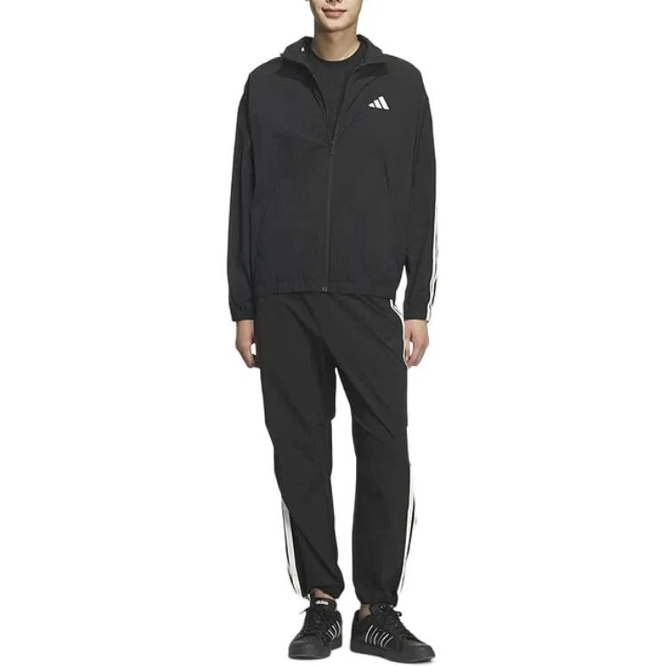 Куртка мужская Black, со стойкой, средней длины Adidas Originals — фото 4