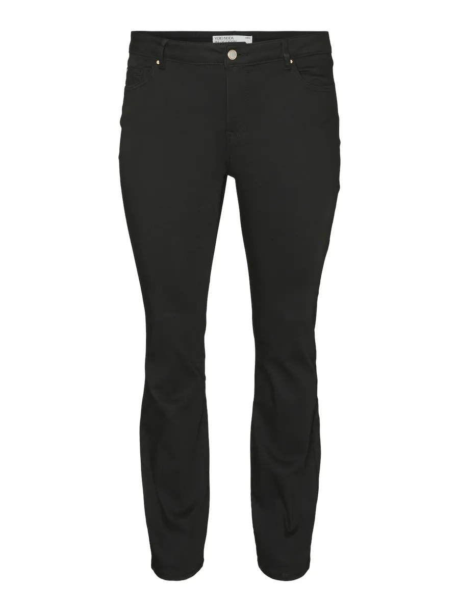 

Прямые джинсы Vero Moda Curve "VMCFLASH MR STRAIGHT J LI140 GA CUR NOOS", черный