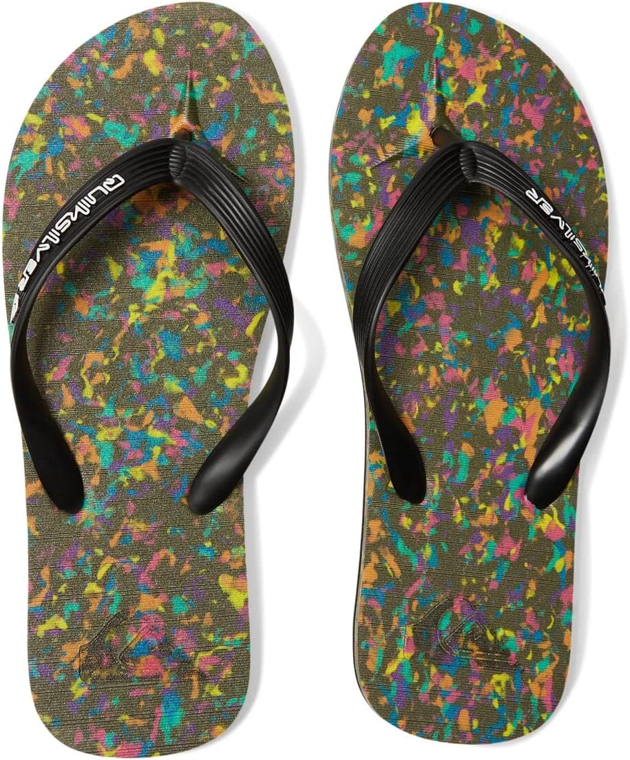 

Шлепанцы Molokai Recycled Quiksilver, цвет Black/Blue/Black