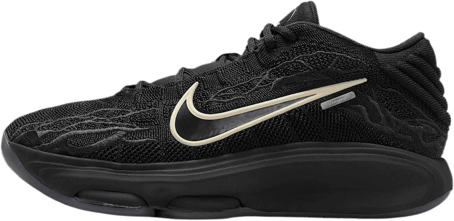 

Баскетбольные кроссовки Nike GT Hustle 3 Electric, мужские, разноцветные, Black/Coconut Milk