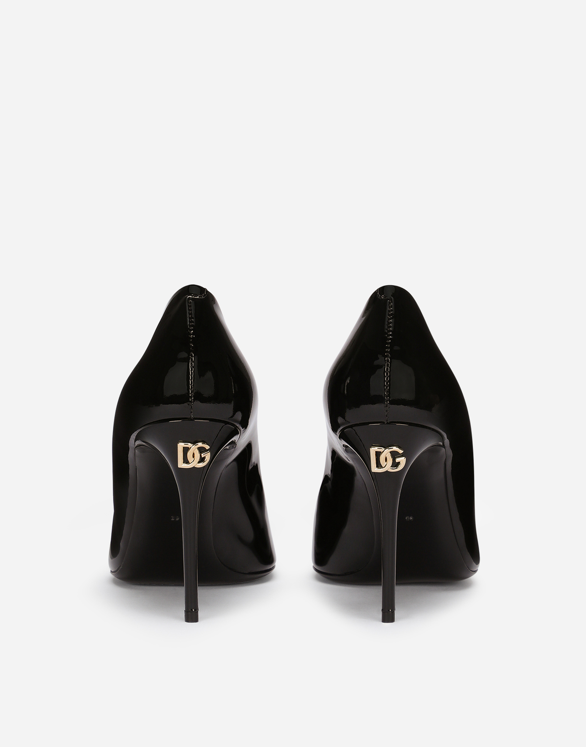 Туфли-лодочки cardinale из лакированной кожи Dolce & Gabbana, черный — фото 3