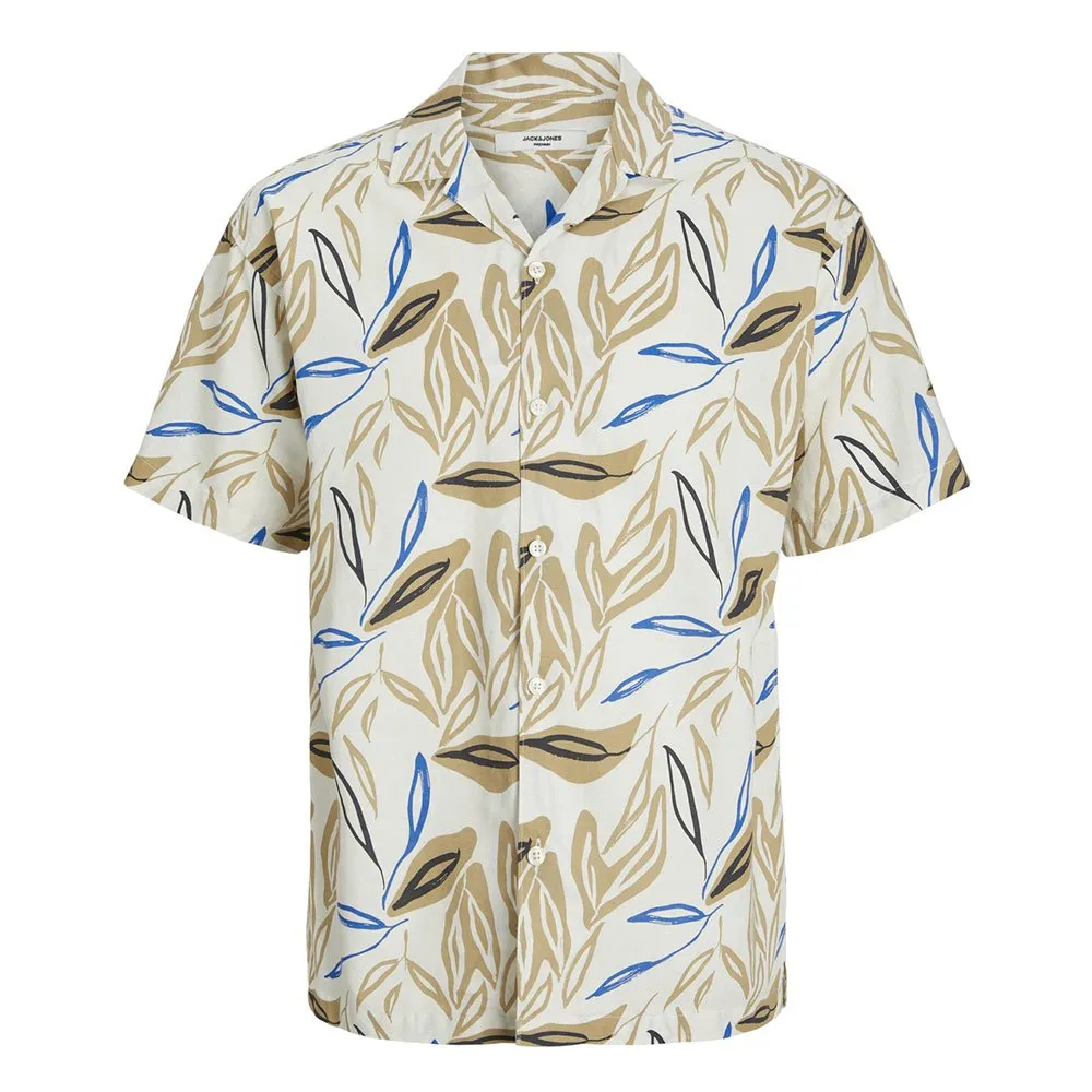 

Рубашка Jack & Jones Summer Leaf, бежевый