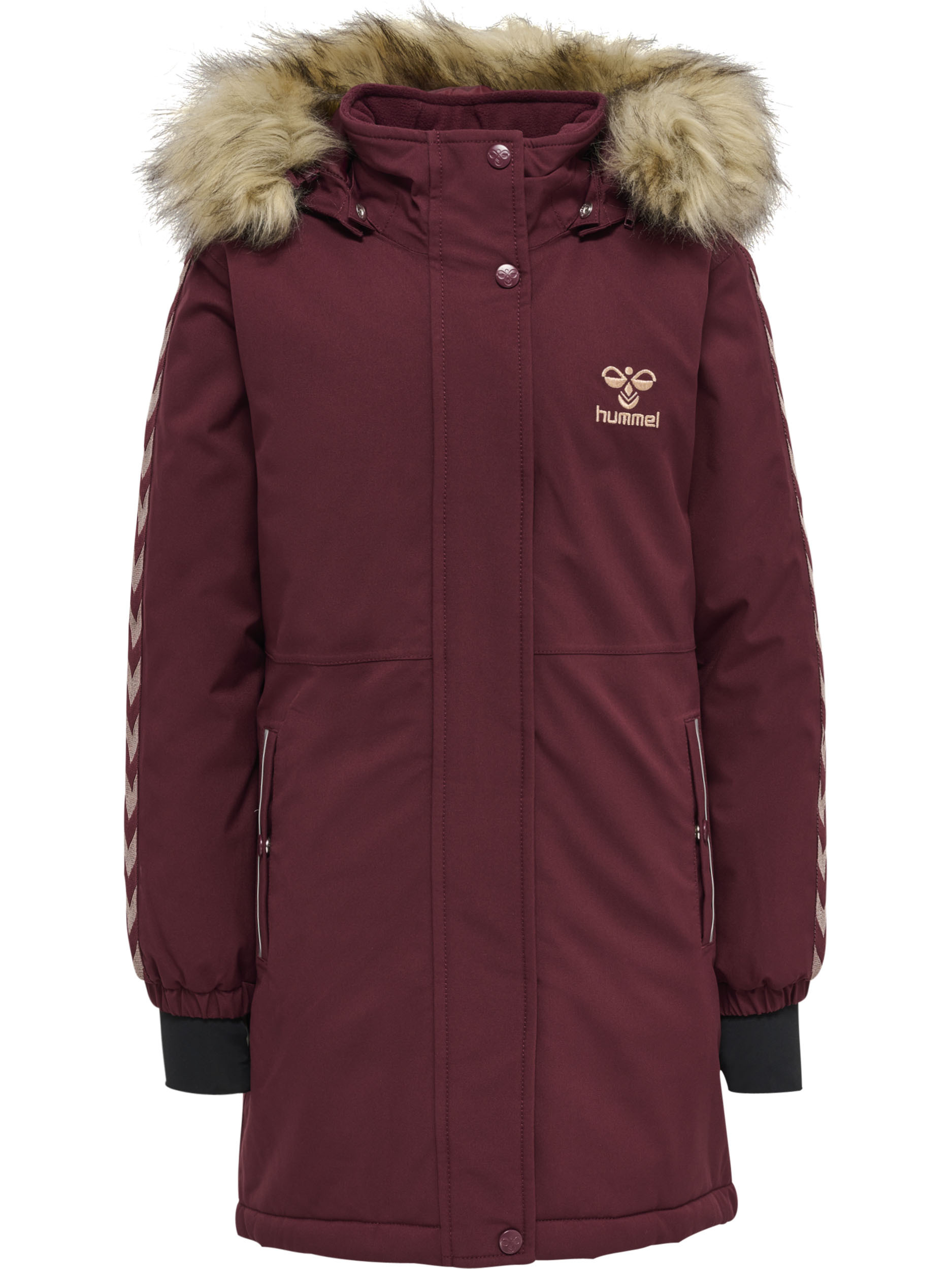 

Куртка Hummel Mantel Hmlleaf Tex Coat, цвет WINDSOR WINE