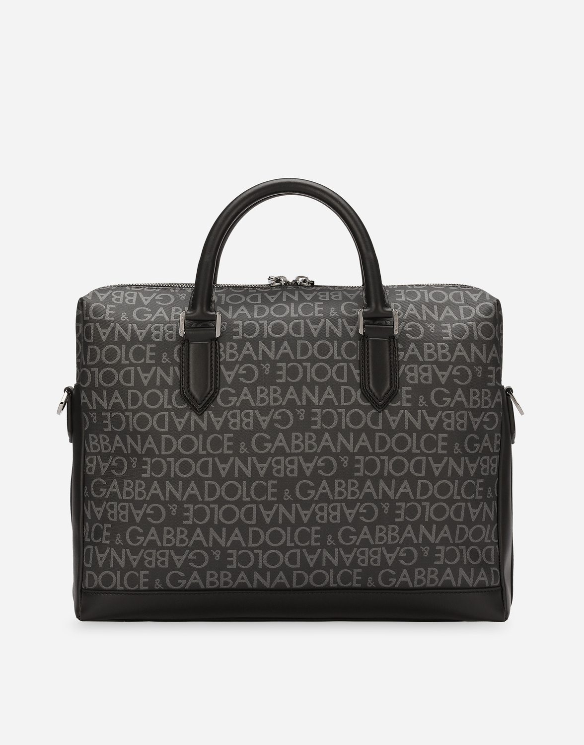 Портфель из жаккарда с покрытием DOLCE & GABBANA, мультиколор — фото 4