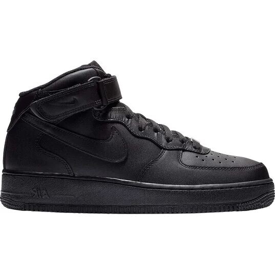 

Кроссовки Air Force 1 Mid '07 Nike, цвет Schwarz/Schwarz