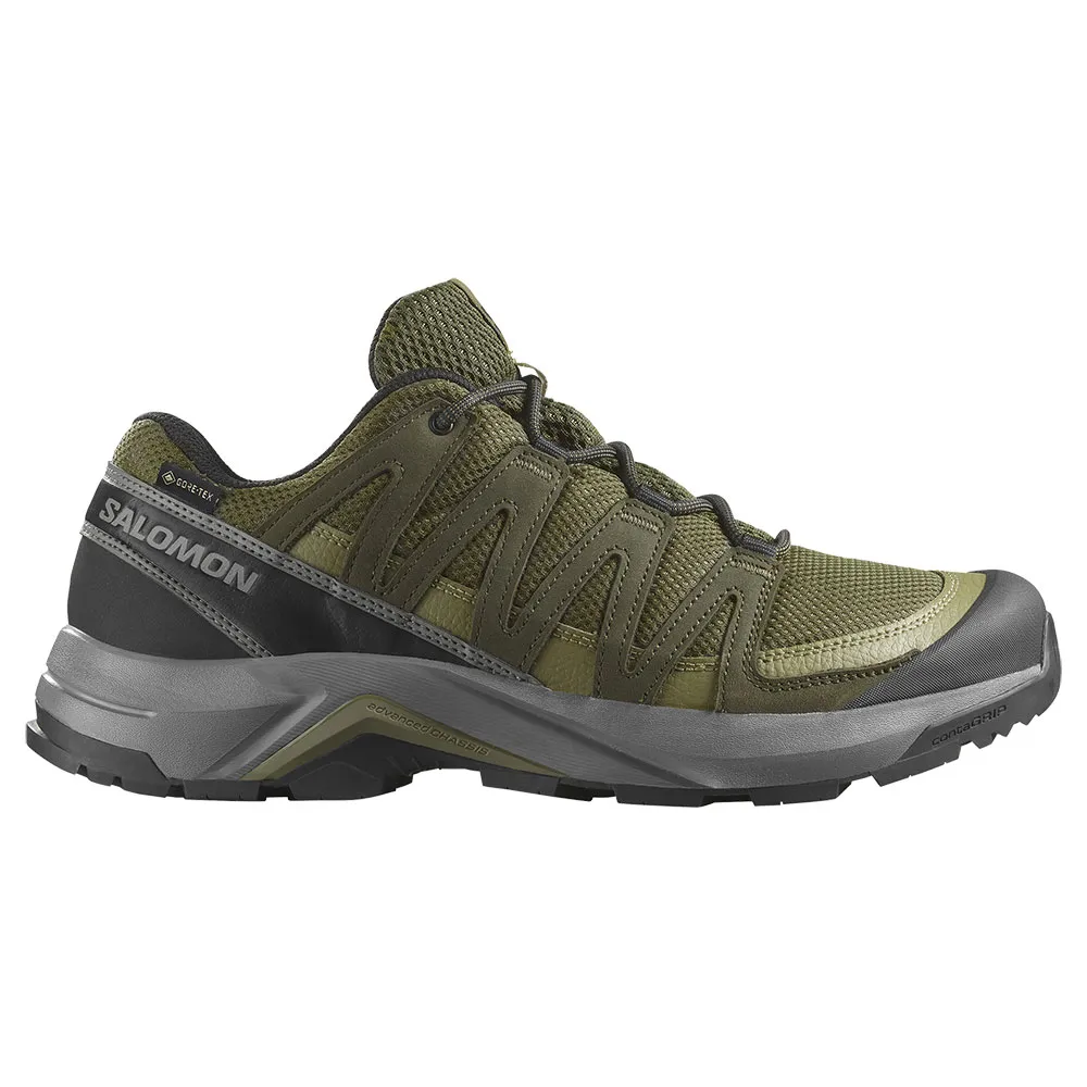

Походные ботинки Salomon X-Adventure Recon Goretex, зеленый