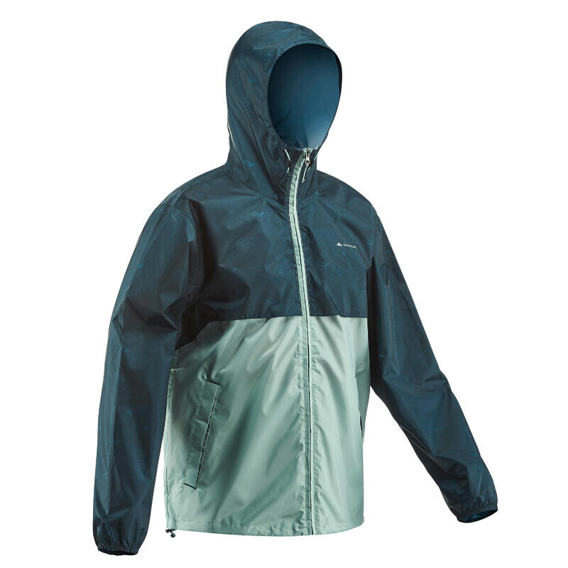 

Мужской походный дождевик Quechua, цвет blau/eisgrün
