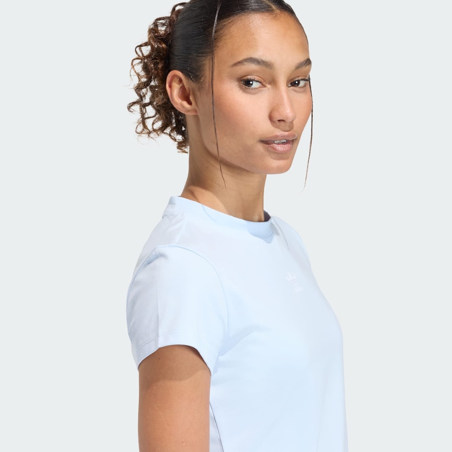 Рубашка ADIDAS ORIGINALS Essentials, светло-голубой — фото 4