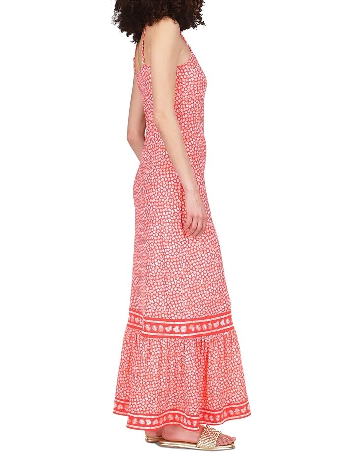 

Платье Michael Kors Border Tank Ruffle Maxi Dress, цвет Sangria