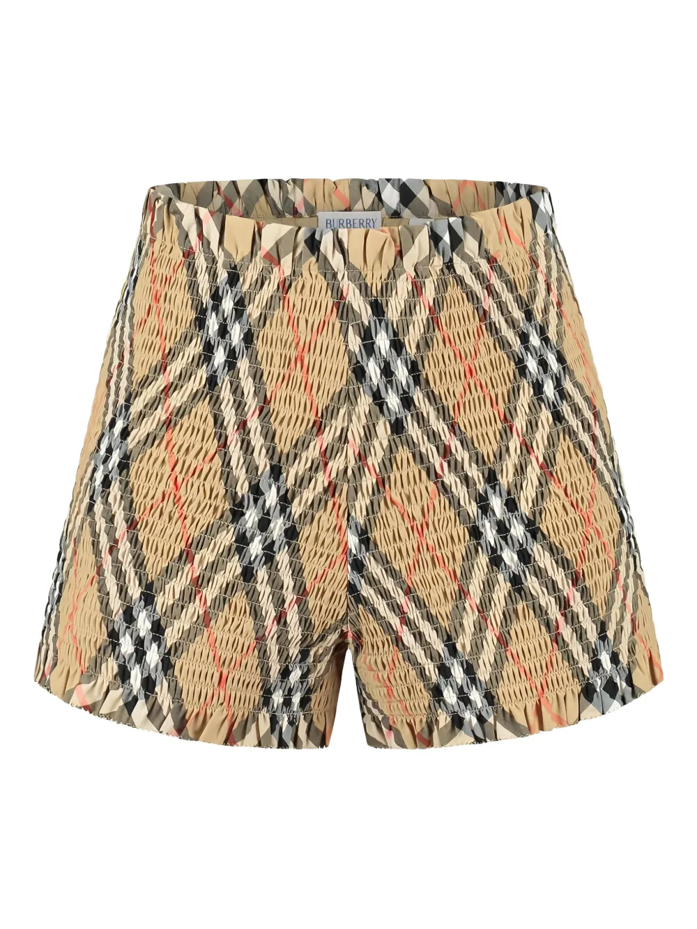 

Хлопковые шорты BURBERRY KIDS, нейтральный