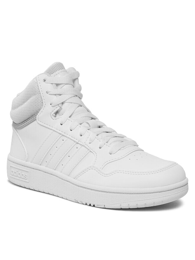 Кроссовки Hoops 3.0 Mid K adidas, белый — фото 2