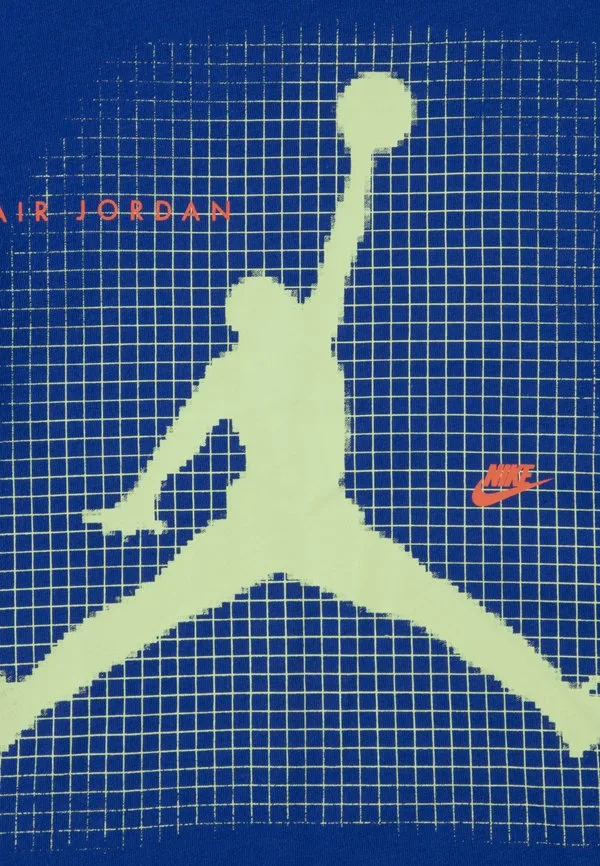 Футболка с принтом jumpman в виде сетки и размытия Jordan, Game Royal — фото 3