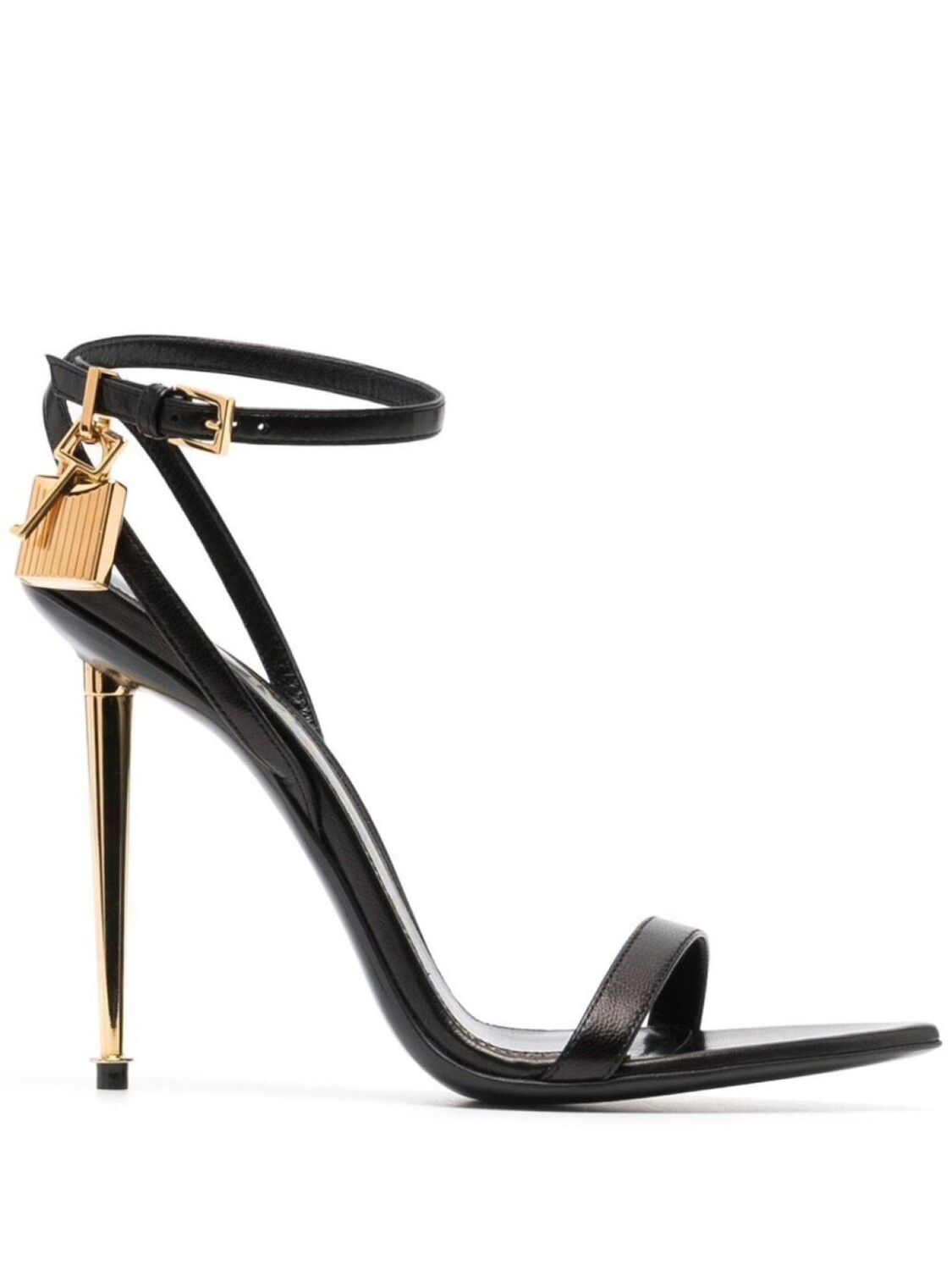 

TOM FORD босоножки Padlock 105, черный