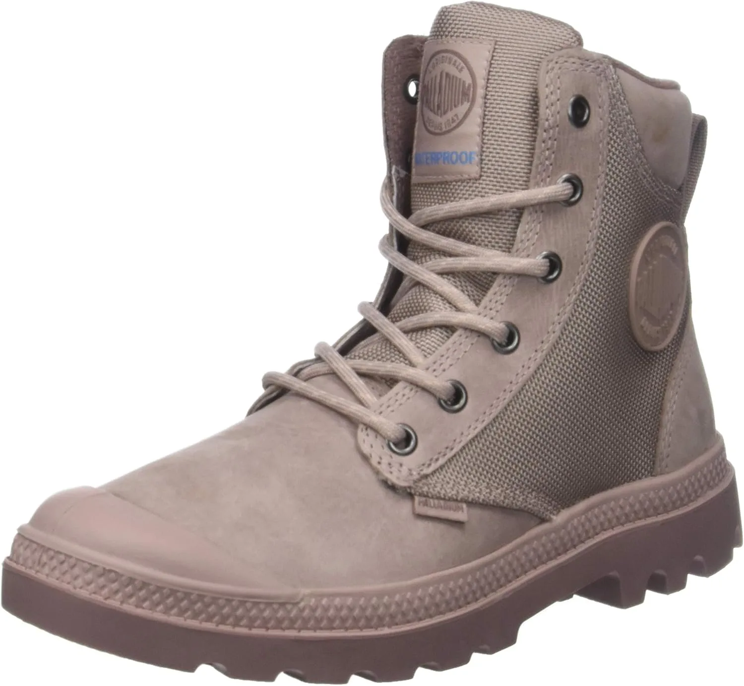 Унисекс взрослые кроссовки Palladium Pampa Sport Cuff из нейлона, водонепроницаемые, без шнурков, красный/розовый