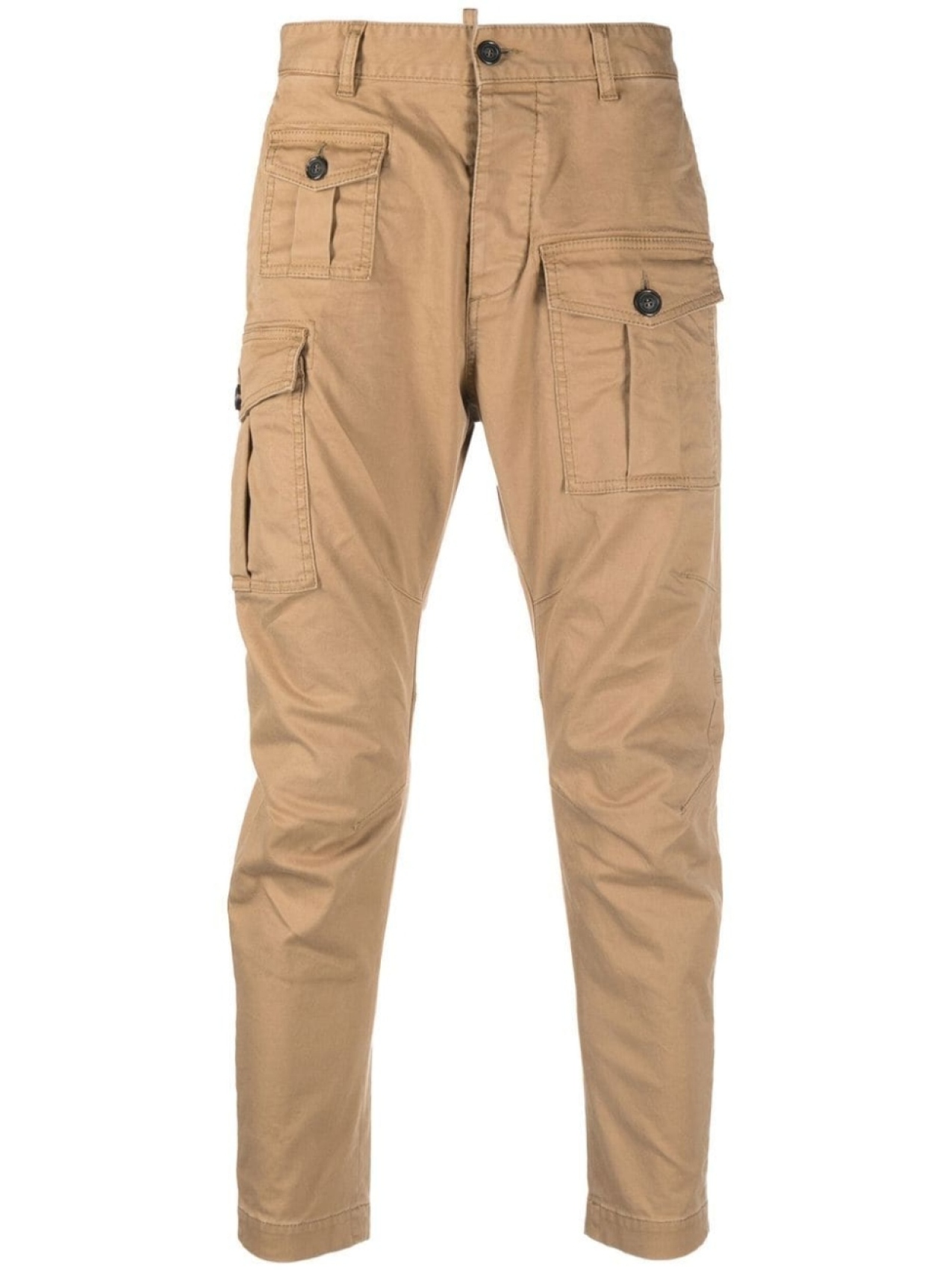 

Dsquared2 slim-cut cargo trousers, коричневый