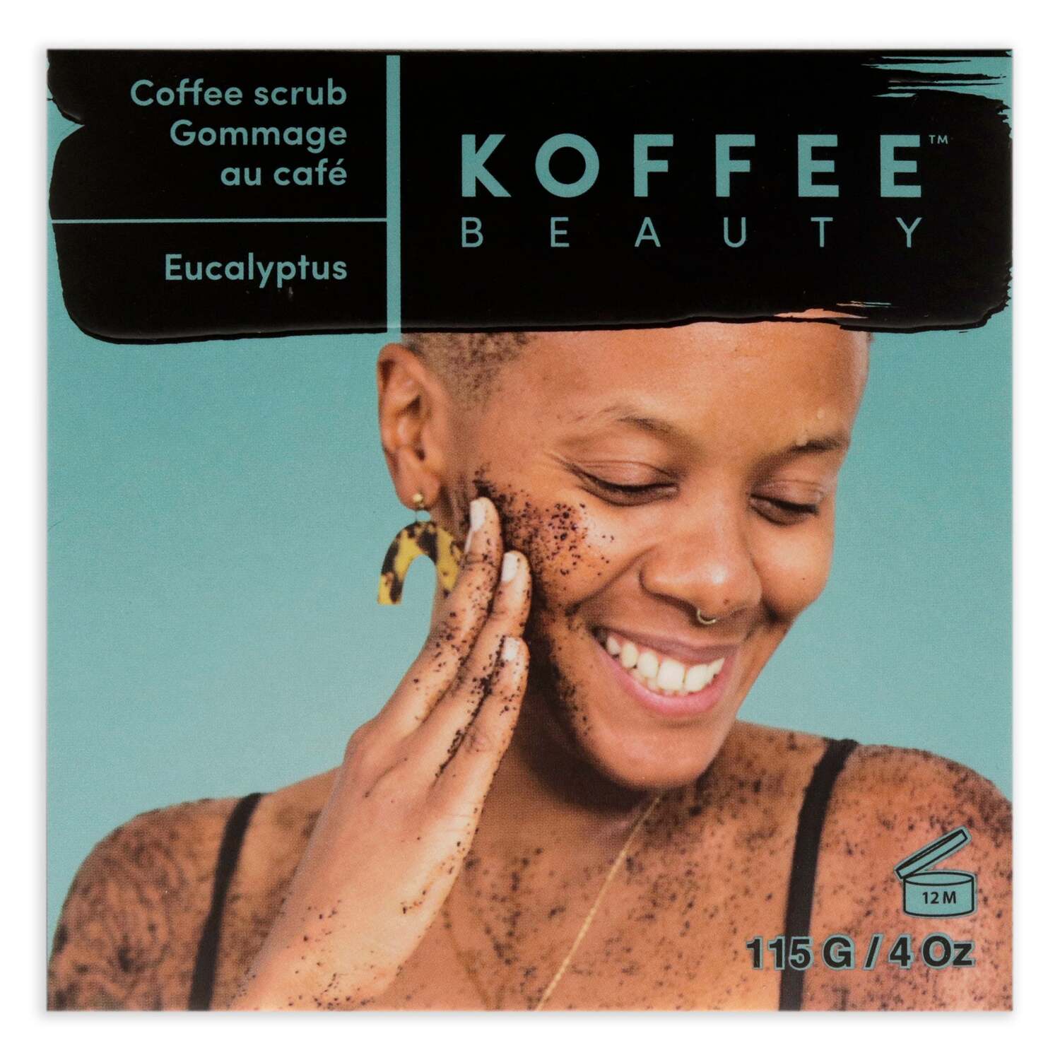 Кофейный скраб «Кокос» от Koffee Beauty для мужчин и женщин - скраб 4 унции Koffee Beauty, Coconut — фото 4