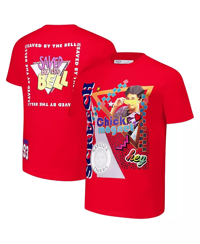 

Мужская футболка красная Saved by the Bell Screech Freeze Max