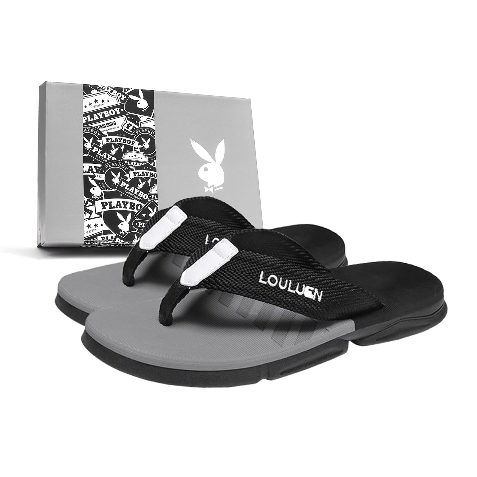 

Мужские шлепанцы Playboy, Gray