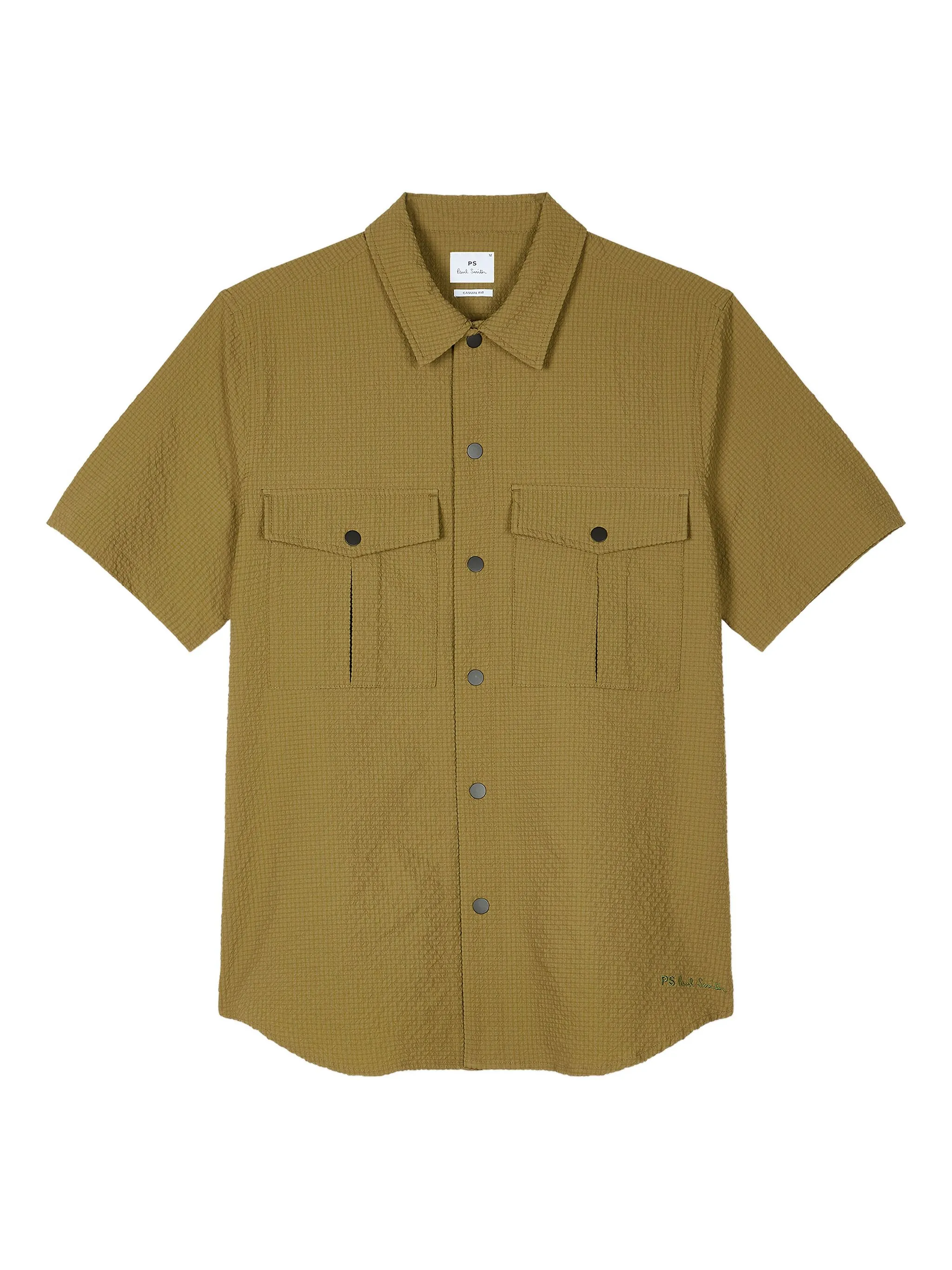 

Рубашка с накладным карманом Ps Paul Smith, зеленый