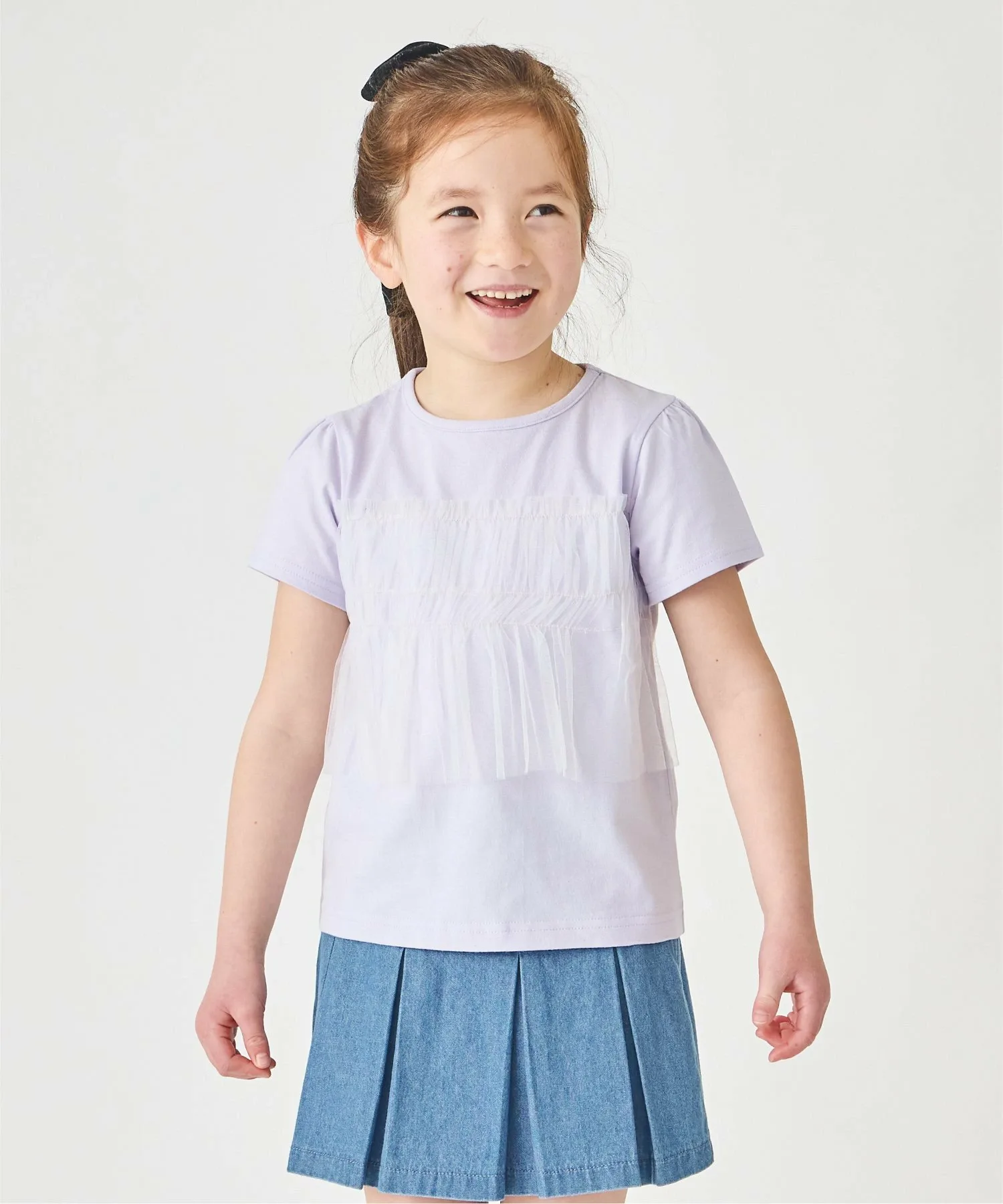 Шифоновая футболка Ever Closet, цвет Lavender